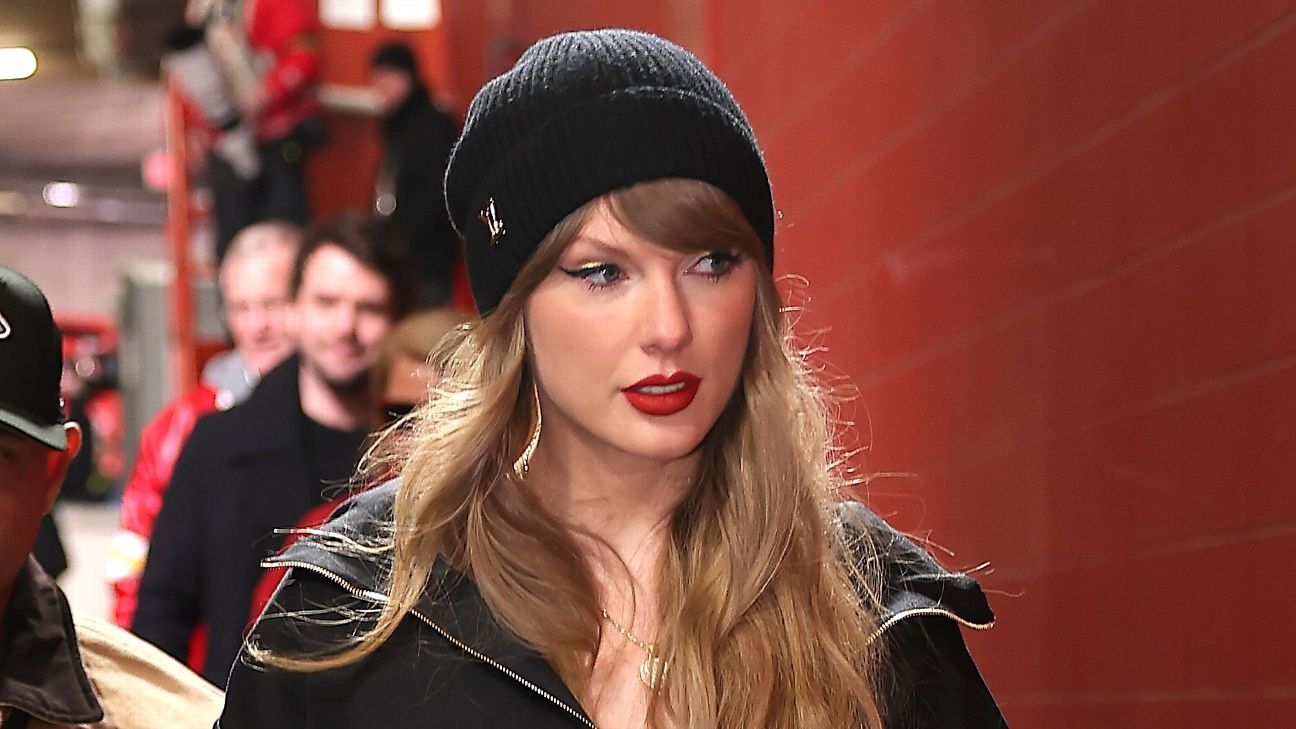 Taylor Swift present to support Travis Kelce for Bills-Chiefs AFC Championship Game