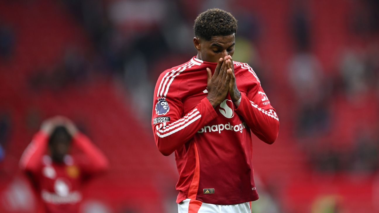 Técnico do Manchester United detona Rashford: 'Prefiro colocar o preparador de goleiros no banco'