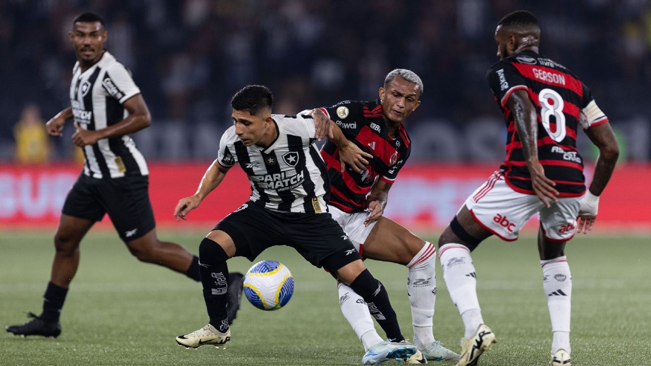 Botafogo x Flamengo: onde assistir ao vivo, horário, palpites e prováveis escalações do jogo da Supercopa