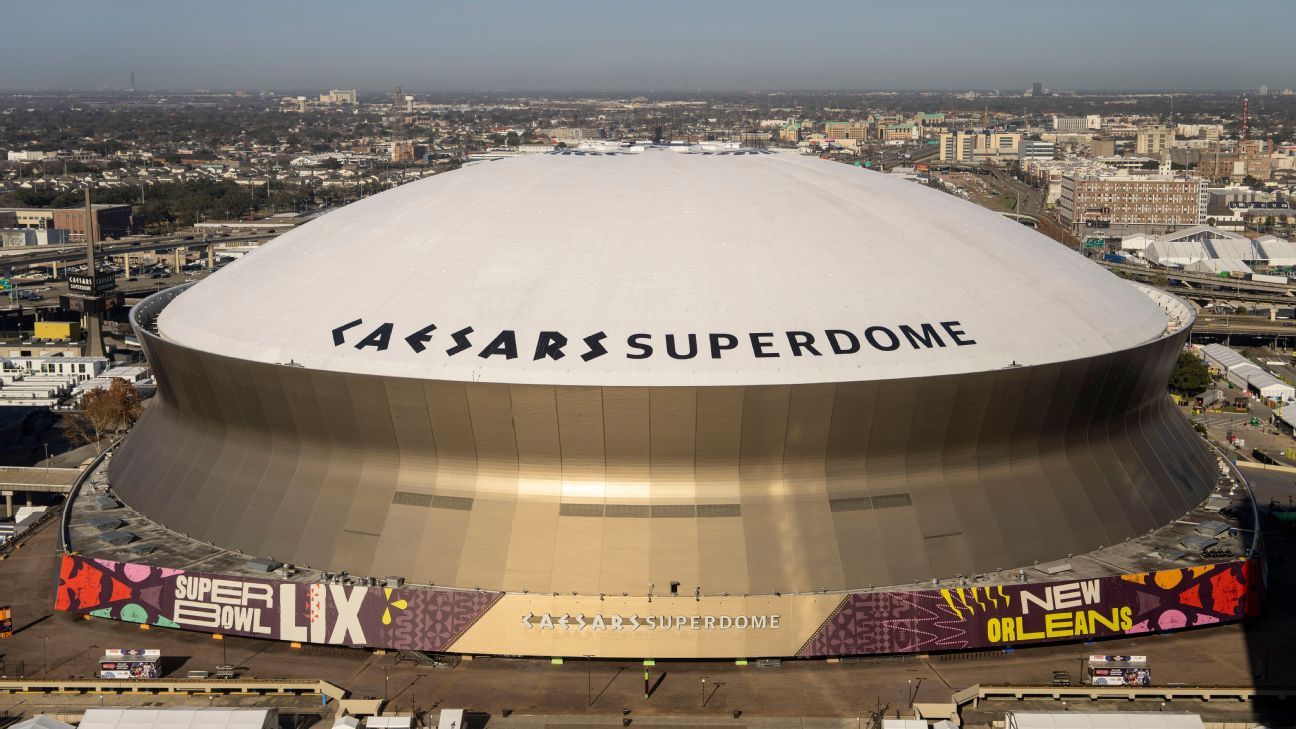 'Verdadeira' casa do Super Bowl, lar de desabrigados e mais: conheça o 'cinquentão' Ceasars Superdome