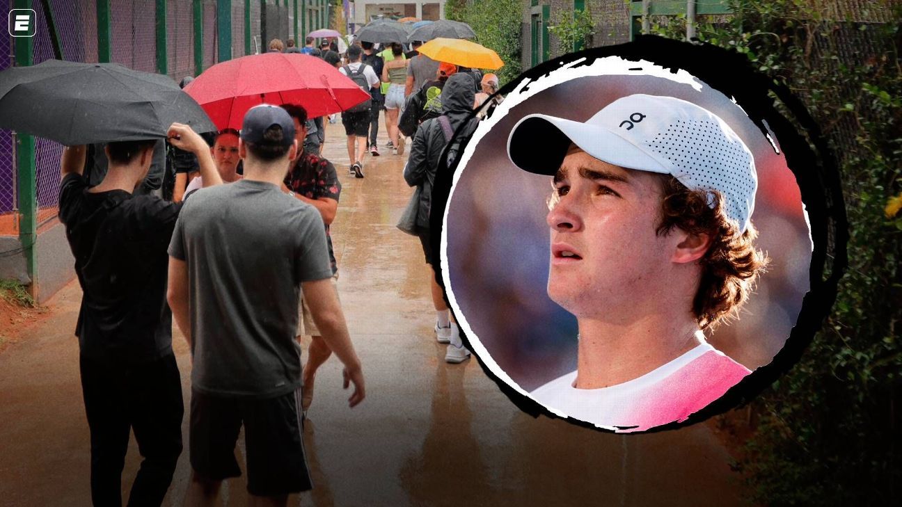 Chuvas alagam quadra e adiam estreia de João Fonseca em Buenos Aires