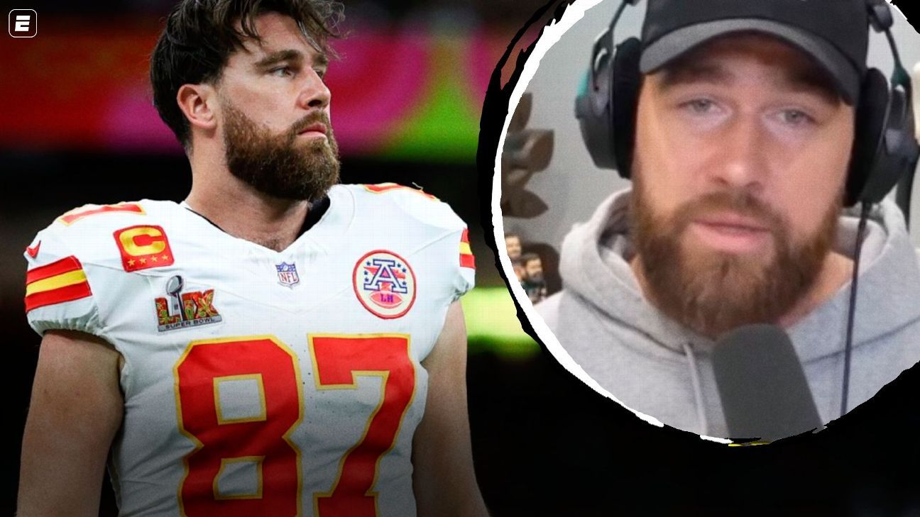 Travis Kelce fala em 'culpa' após derrota no Super Bowl e desabafa em meio a rumores de aposentadoria: 'Difícil de engolir'