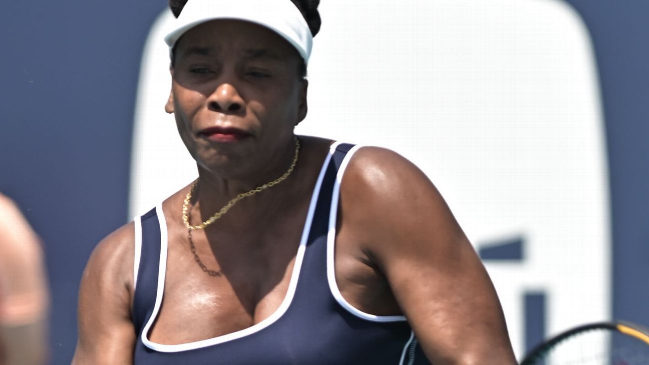 Despite invite, Venus 'not playing' Indian Wells