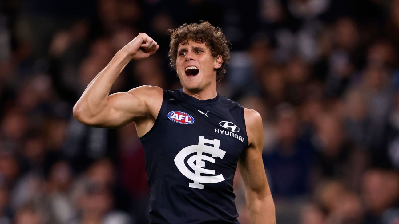 Blues star Curnow responds to AFL trade rumours - ESPN