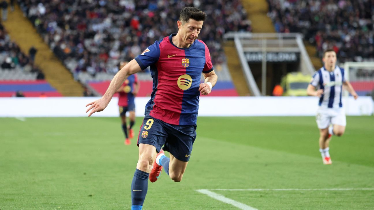 Lewandowski Sets New Barcelona Goal Record with 34 Goals