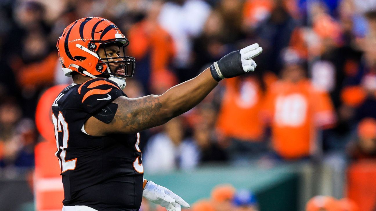 Bengals 2025 free agency tracker: Hill adds continuity to DL position in flux