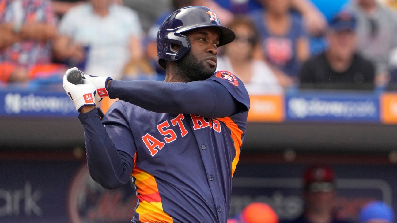 Astros’ Alvarez (hand) ‘really close’ to returning