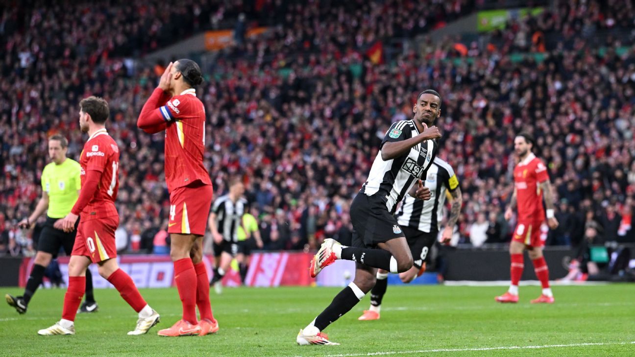 Newcastle vence Liverpool e encerra jejum histórico de 70 anos sem título