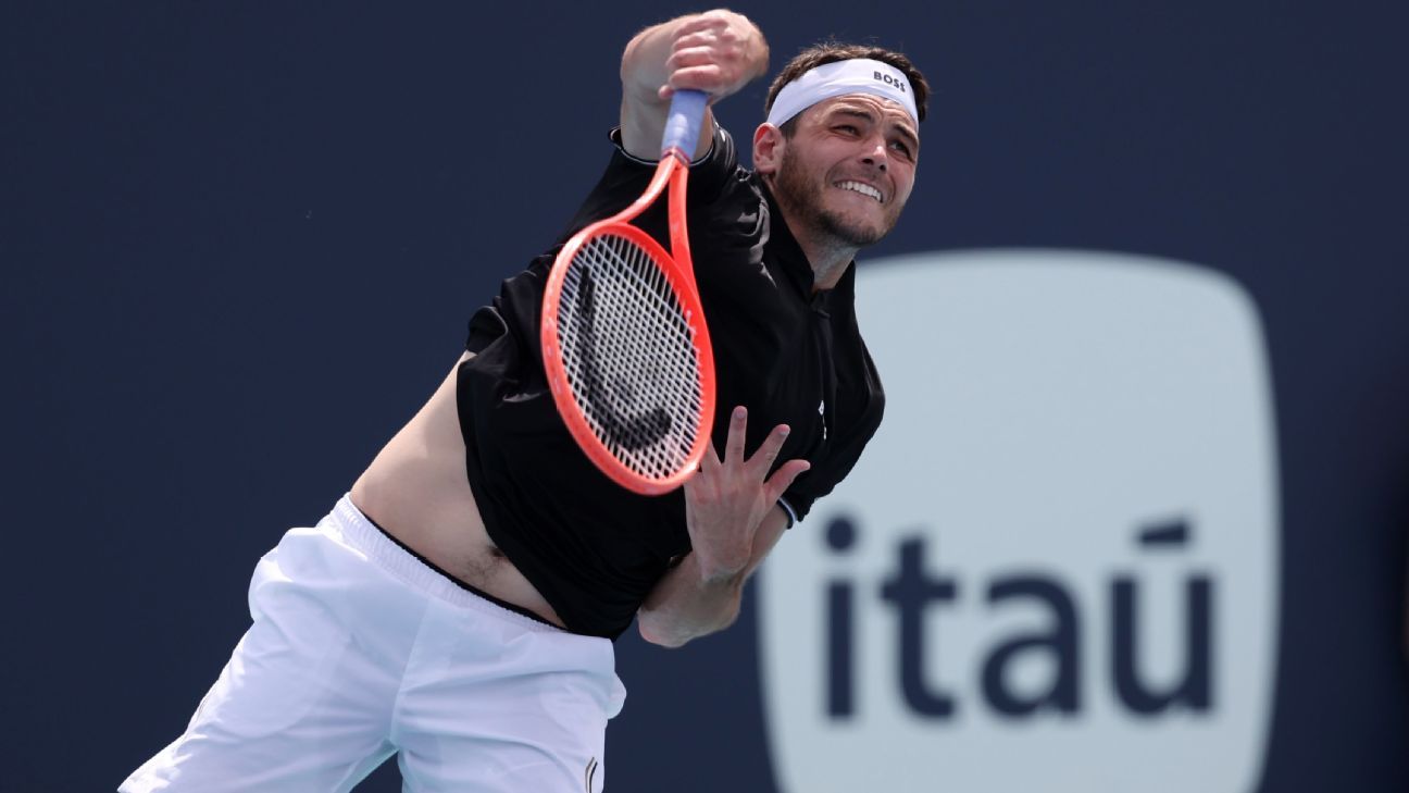 Fritz, Zverev through at Miami Open; Tiafoe out