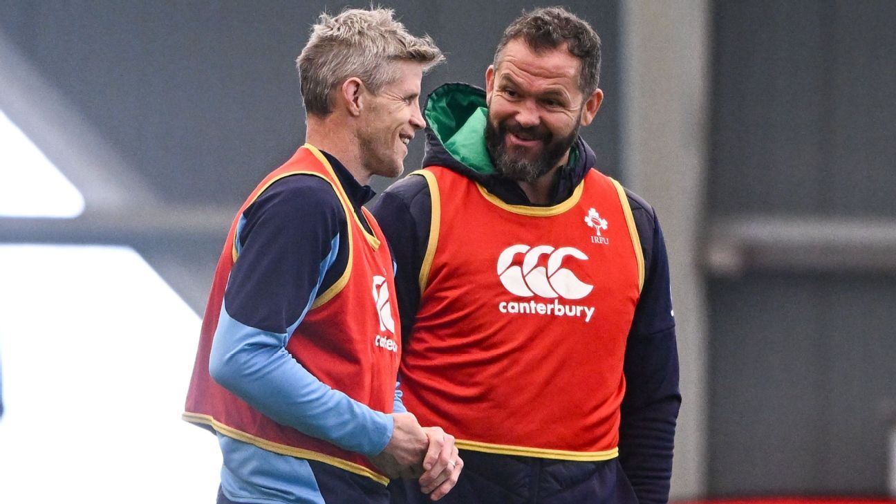 British and Irish Lions: Andy Farrell selects Ireland-dominated coaching staff