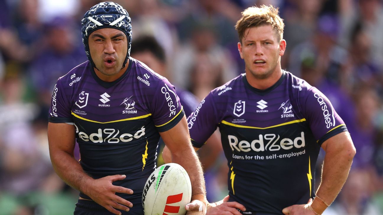 NRL teams: Storms' Hughes returns, Raiders rest stars