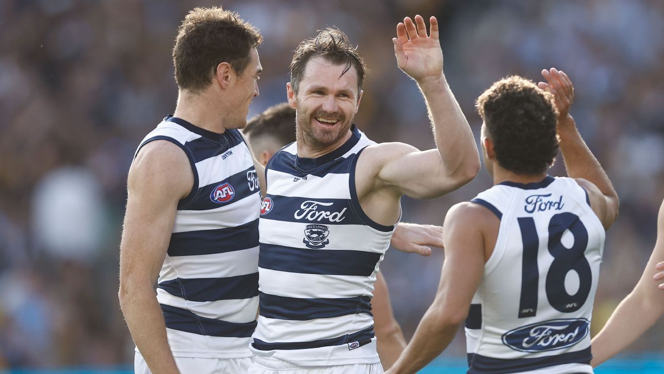 Richo hails Dangerfield: 'He looks so energetic' in new forward role
