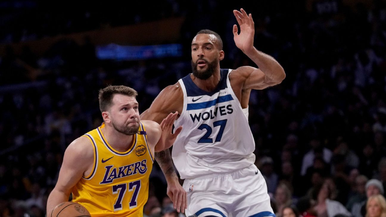 Western Conference playoff takeaways: Doncic leads Lakers to tie series
