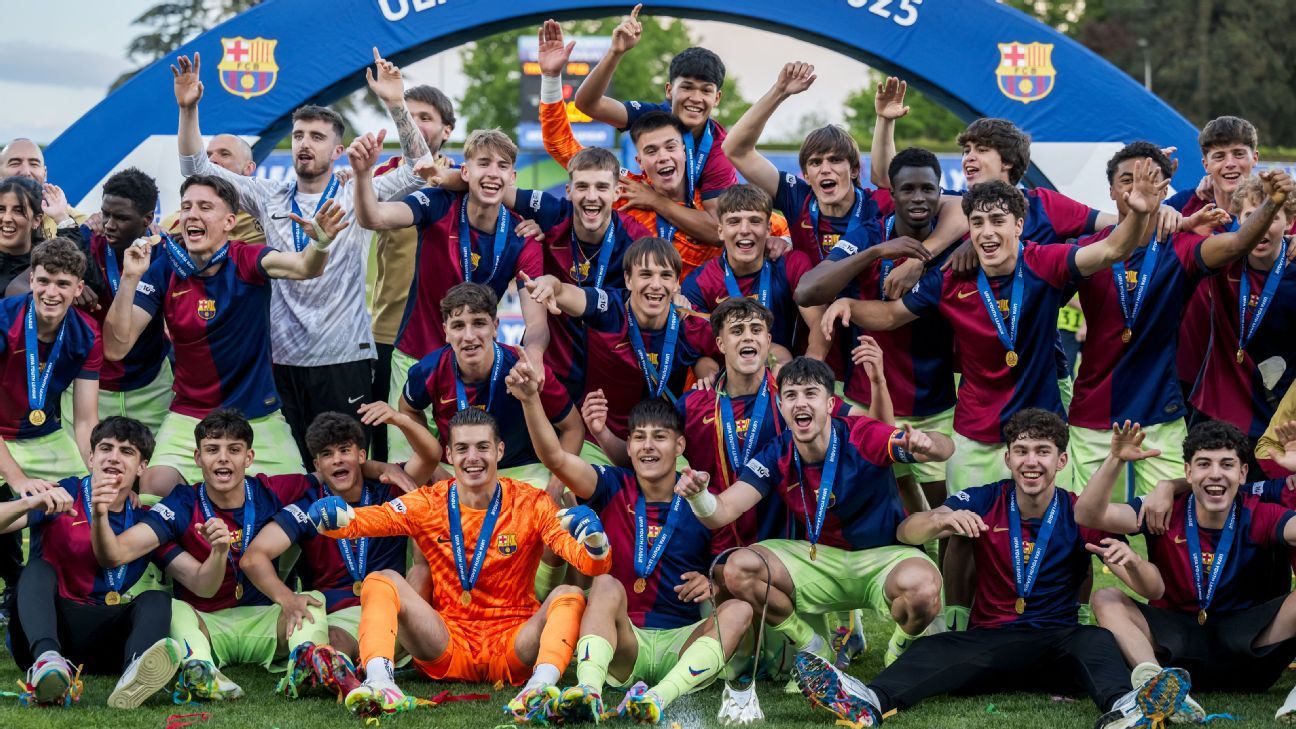 Barça lift UEFA Youth title without first-team stars