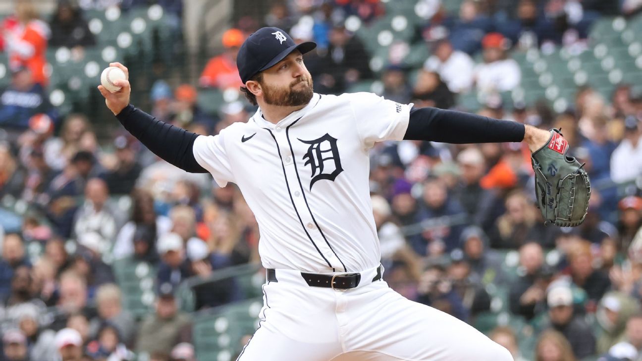 Tigers place RHP Mize (hamstring) on 15-day IL