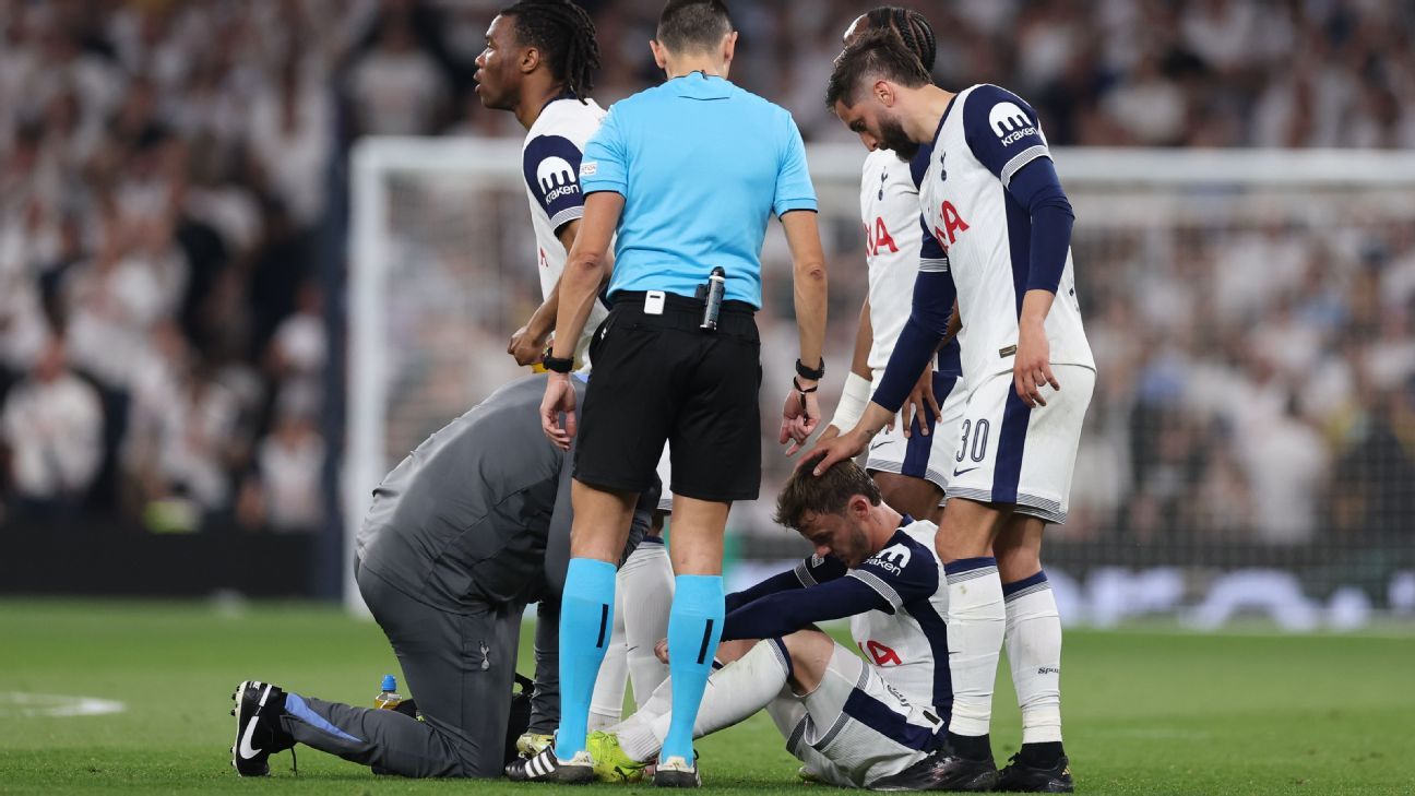 Spurs' Maddison out for season with knee injury