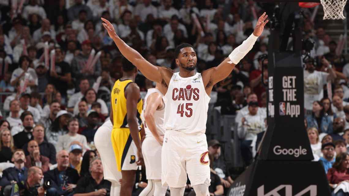 Cleveland Cavaliers team playing