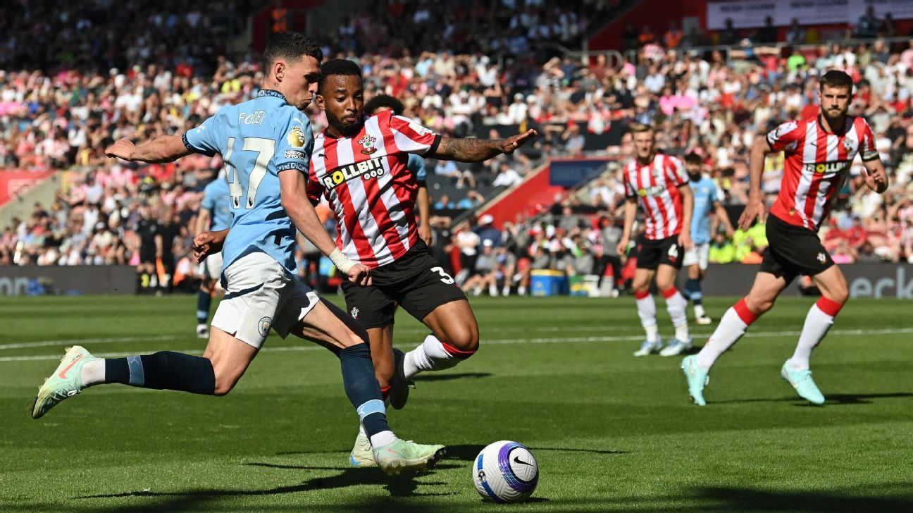 City fica só no empate com o lanterna Southampton e pode se complicar na briga por vaga na Champions