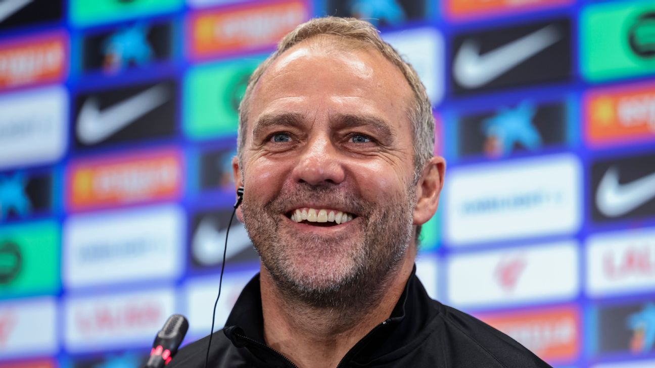 Hansi Flick, entrenador del Barcelona