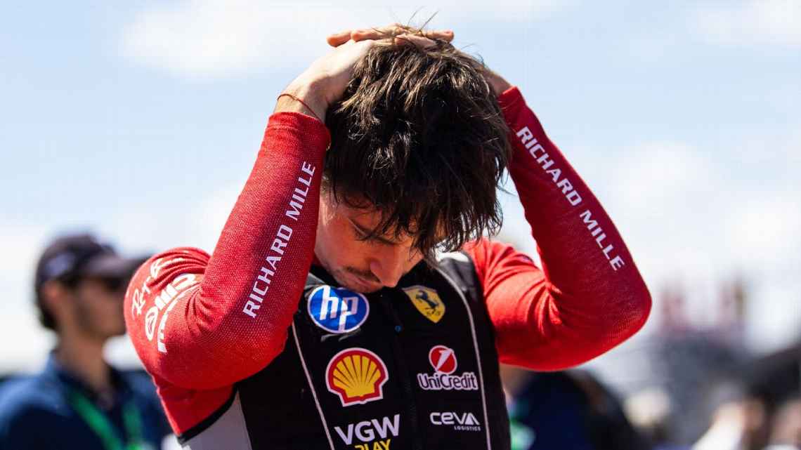 Шарль Леклер в боксах