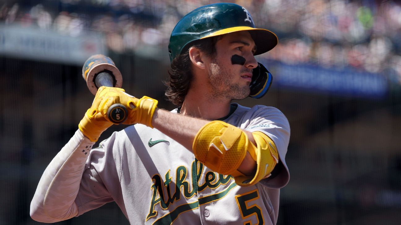 A’s Wilson exits with forearm contusion from HBP