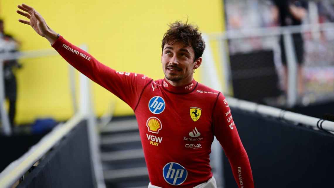 Charles Leclerc driving