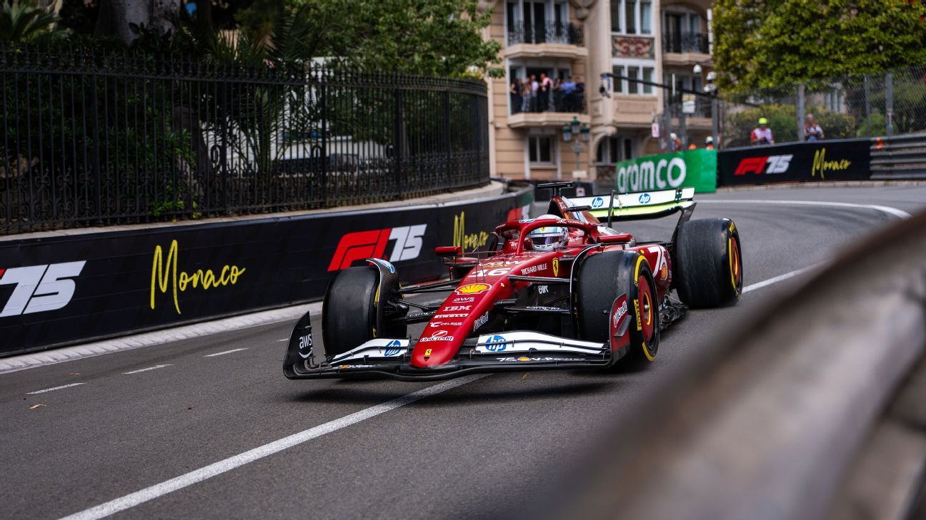 Leclerc fastest in practice as Hamilton crashes