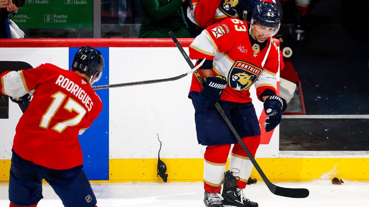 Why the Florida Panthers shoot plastic rats at Brad Marchand after wins