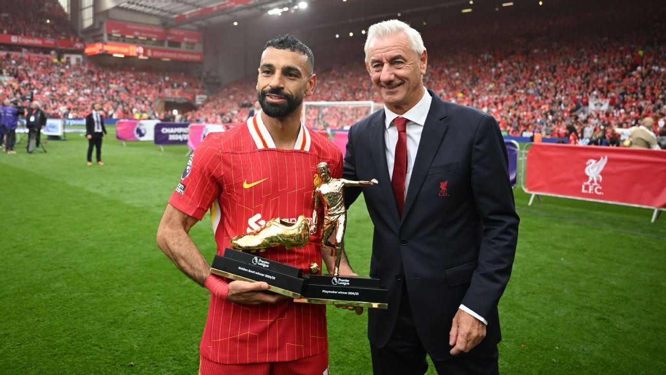 Salah wins Golden Boot in record-setting season