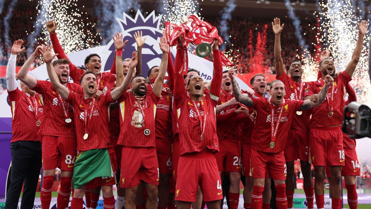 How Liverpool celebrated dominant Premier League title with fans at Anfield