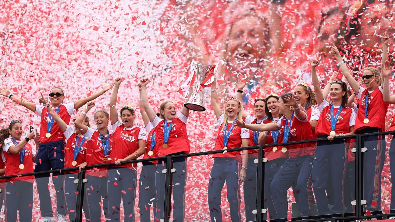 My dreams came true: Arsenal celebrate UWCL success in style