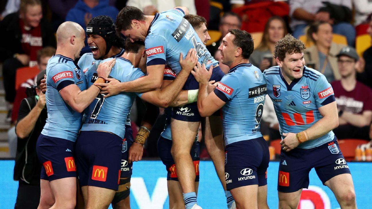 State of Origin Game I: Blues storm Maroons' fortress for 19-year Origin first