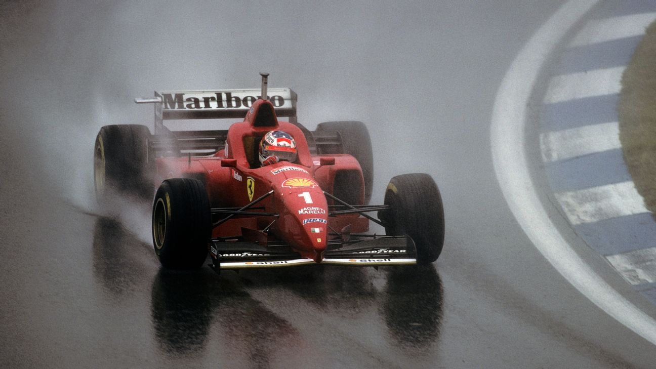Michael Schumacher ha ganado seis GP de España, incluyendo uno en 1996 bajo la lluvia.
