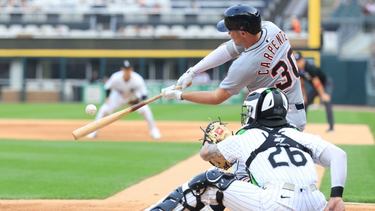 Tigers' Carpenter has 'special' 3-HR night in rout