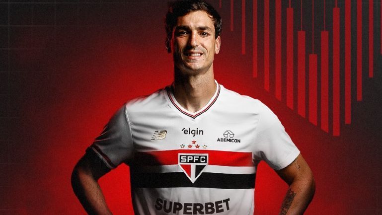 São Paulo anuncia reforço de Dinenno, atacante do Cruzeiro
