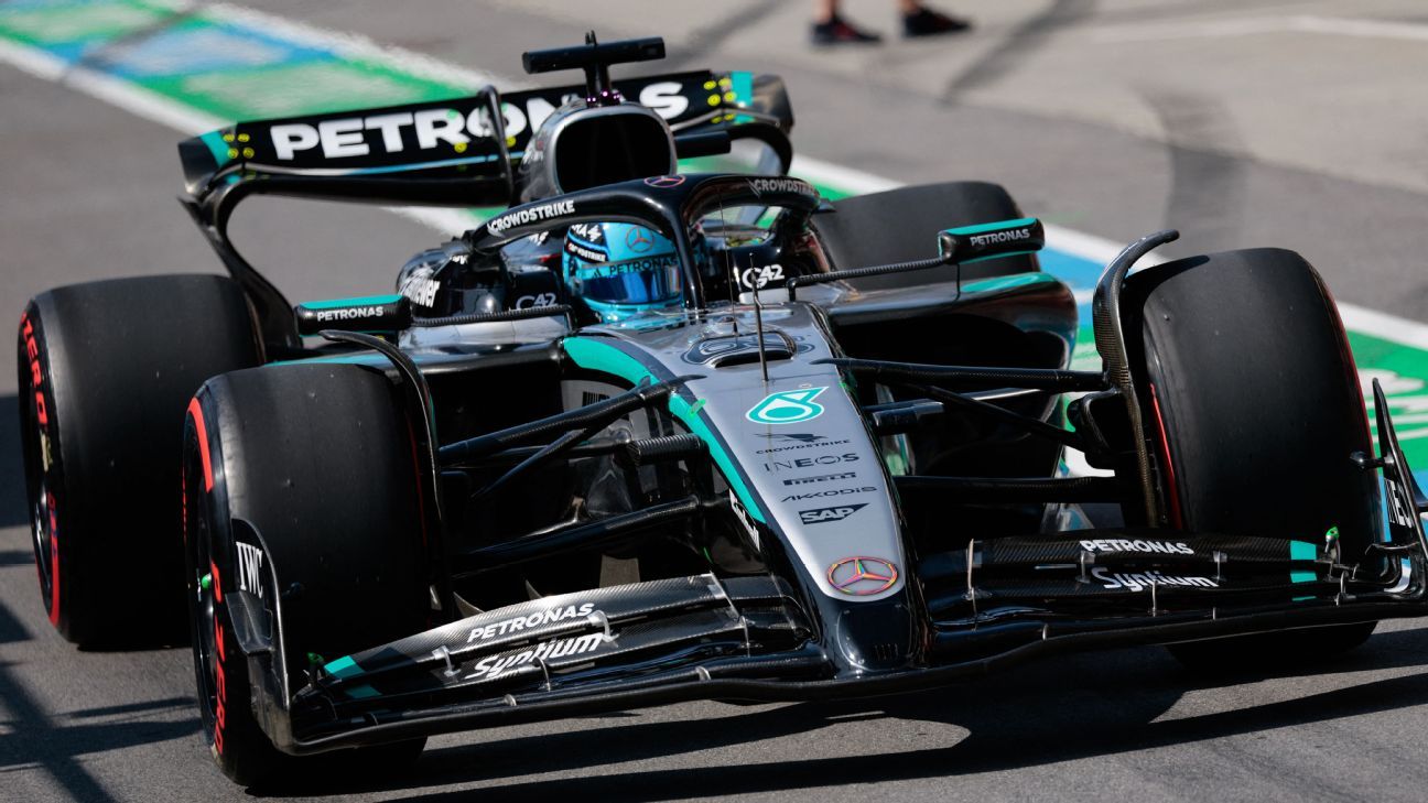 Russell takes Canada pole ahead of Verstappen