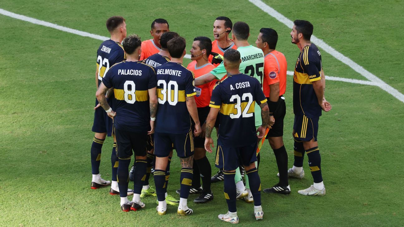 Boca blasts referee’s PK call in Benfica comeback