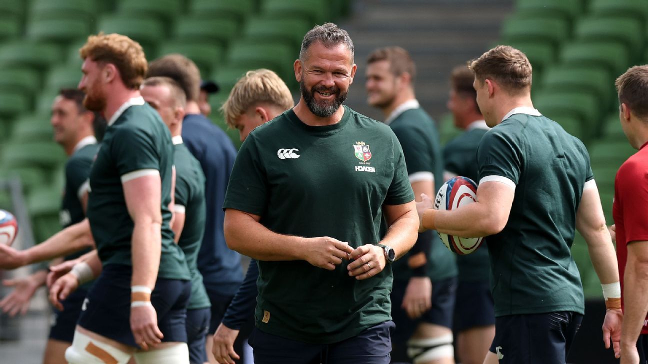 Los British and Irish Lions durante su gira de verano en Australia.