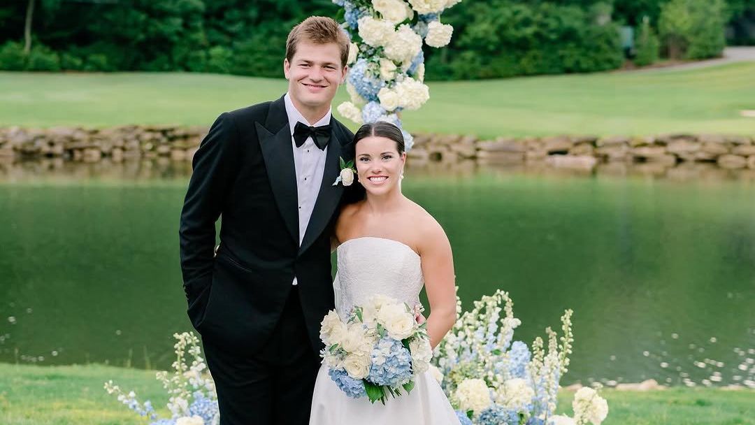 Drake Maye marries longtime girlfriend Ann Michael Hudson in North Carolina