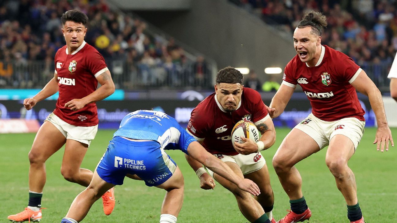 Tuipulotu Retoma Ritmo: Lions Confían en su Rugby para Tests Clave