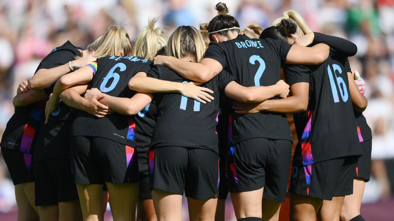 Imagen del equipo inglés