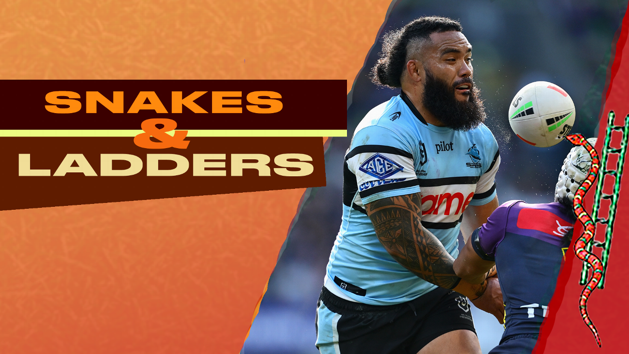 Sharks and Warriors take big slides