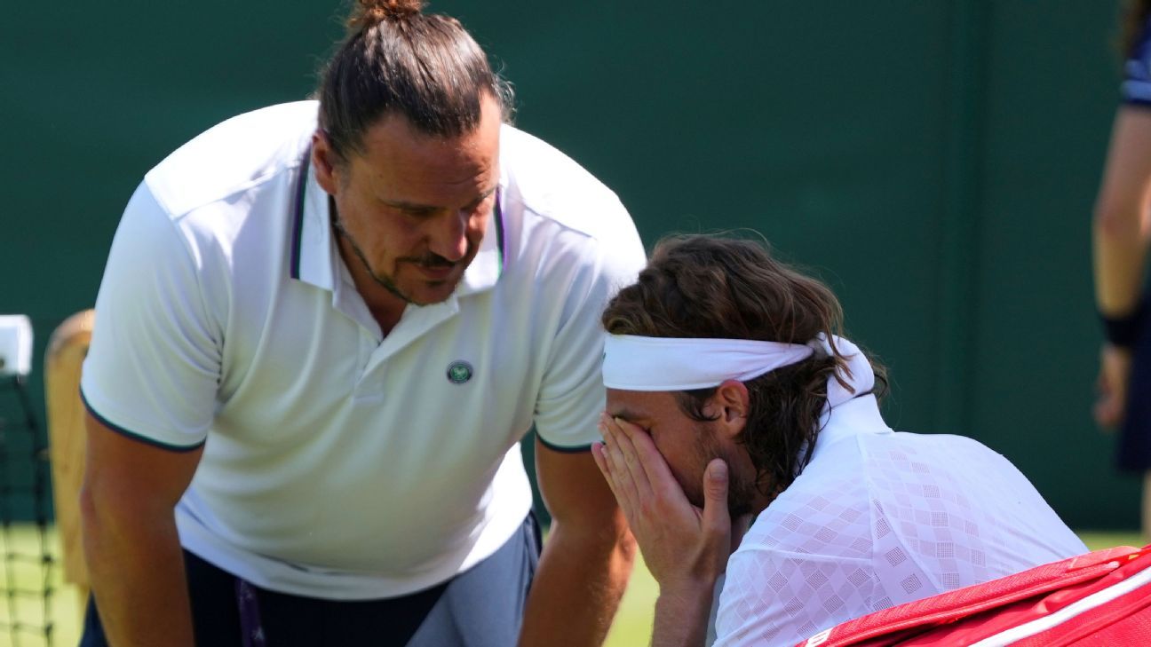 Tsitsipas exits with injury, 'left without answers'