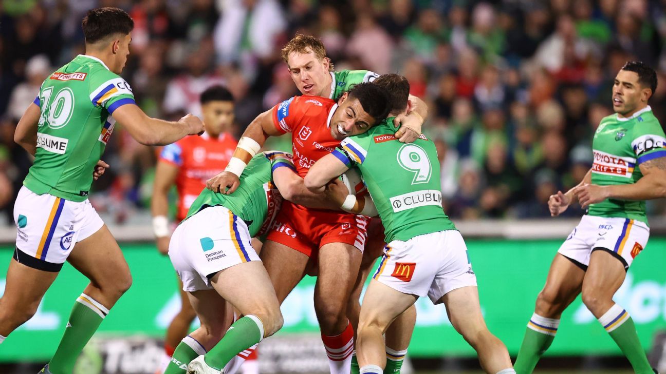 Hat-trick hero helps Raiders pip Dragons