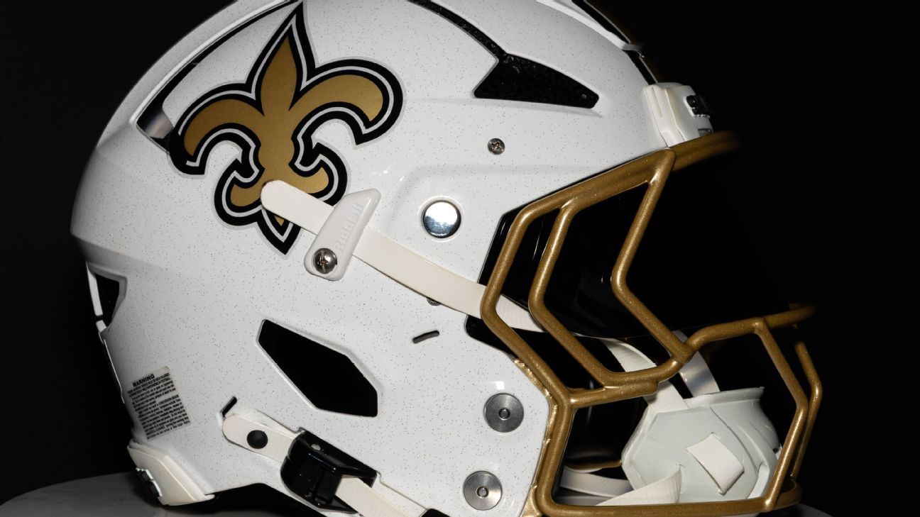 New Orleans Saints unveil new white alternative helmets ahead of 2025 season
