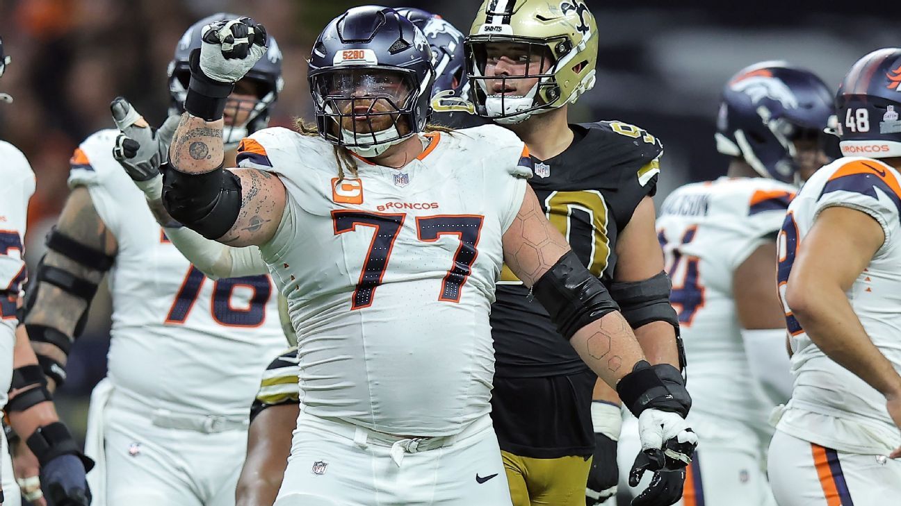 Broncos' O-line 'set a standard' during dominant 2024, establishing foundation for playoff revival