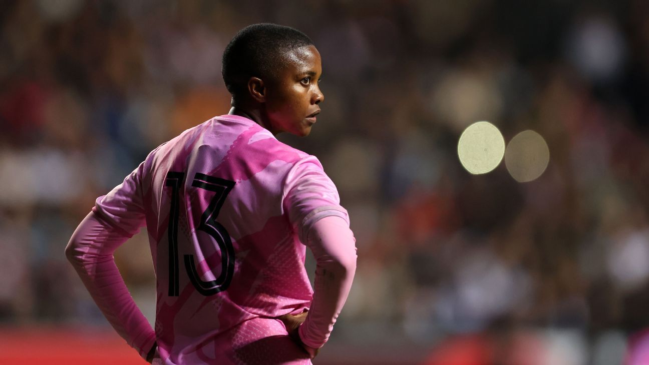Women's AFCON: Defending champions South Africa held 1-1 by 10-woman Tanzania