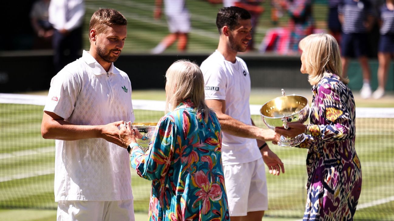 British duo win historic Wimbledon doubles title