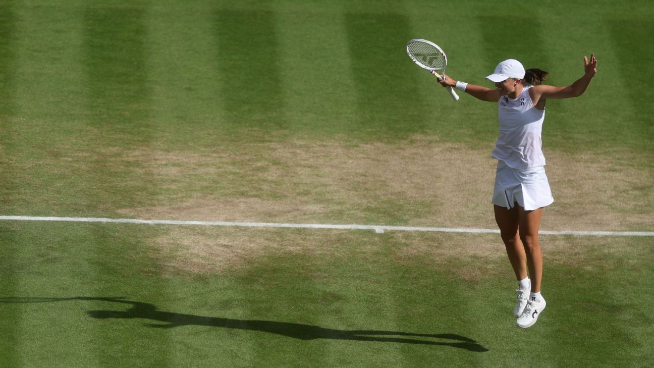 Swiatek wins Wimbledon title in dominant display