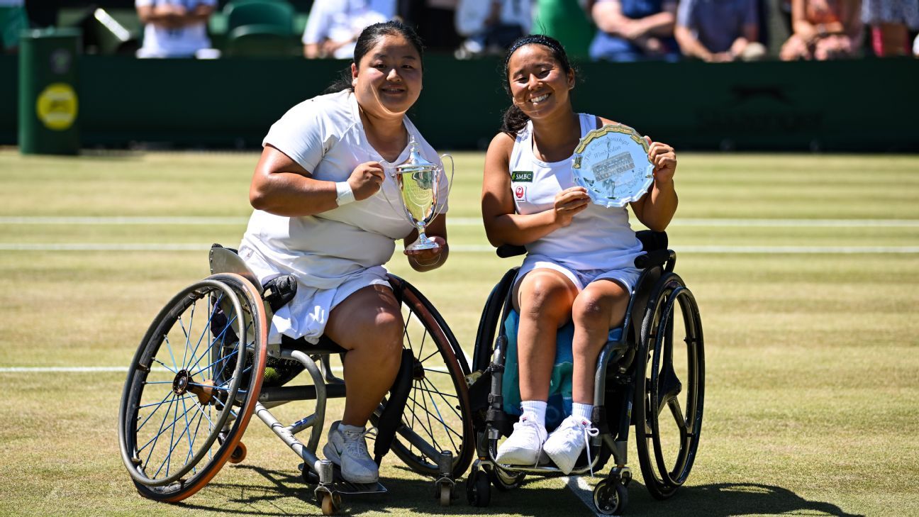 Wang wins Wimbledon women's wheelchair singles